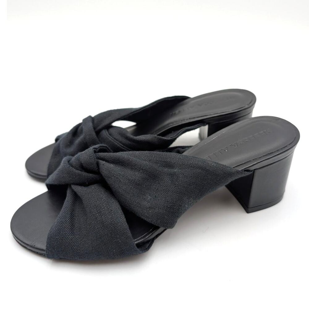 Rebecca Allen the Twist Slide Sandal Open Toe Women's Black Size US6.5M EU37